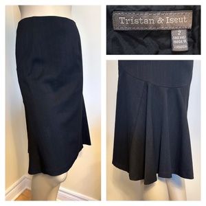 Tristan pencil peplum skirt